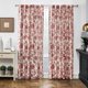 thumbnail image 1 of Cortinas DriftAway Freda mezcla de lino floral 213x132 cm 2 paneles, 1 of 9