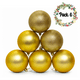 thumbnail image 1 of Pack 6 Esferas Navidad Doradas 12cm Decoración Colgantes, 1 of 3
