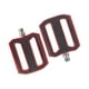 thumbnail image 2 of Pedales De Bicicleta De Aleación De Aluminio Resistente Para Bicicleta Plegable, Suministros Para Montar En Bicicleta De Carretera, Color Rojo, 2 of 5