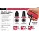 thumbnail image 3 of Extractor de tornillos empotrado Vampire Professional Tools con juego de brocas 2 en 1, 3 of 8