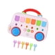 thumbnail image 5 of Causa De Juguete De Autobús Animal Clave Causa Y Efecto Juguete Regalo De Juguete Portable Toy Musical Toy Red Many, 5 of 5