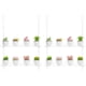 thumbnail image 1 of Paquete de 2 estantes colgantes transparentes de 2 niveles Otniap para plantas, 41 cm, 1 of 6