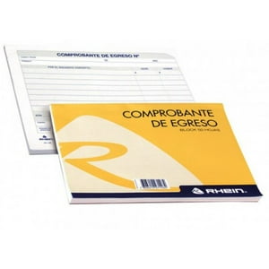 Comprobante De Egreso 50 Hojas Rhein