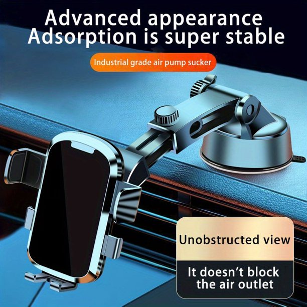 New Telescopic Suction Cup Car Mobile Phone Holder Car Navigation Rack Dashboard Windshield Multi-functional Installation