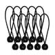 thumbnail image 3 of 10 Piezas Cuerdas Elásticas de Bolas de 6 Pulgadas Cuerda Elástica para Exteriores con Bolas Bridas para Cables Resistentes y Livianas para Trabajo Pe, 3 of 5
