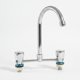 thumbnail image 1 of Grifo Alto Agua Caliente Fría Acero Inoxidable Plata, 1 of 8
