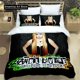 thumbnail image 1 of Fashion Avril Singer Lavigne Bedding Set Boys Girls Duvet Cover Pillowcase Bed Adult Bedroom3-Piece Bedding Set (1 Duvet Cover + 3643 Pillow Shams) Bed Sheets, 1 of 3