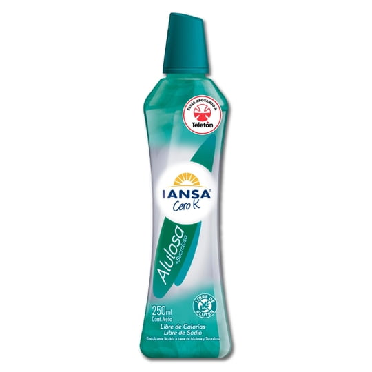 Endulzante Líquido Alulosa Botella 250 ml Iansa Cero K