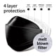 thumbnail image 2 of Mascarilla facial Dr.Puri Micro-Dust Protection KF94 Black Medium x20, 2 of 7