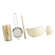 thumbnail image 5 of Juego De 5 Cucharas Y Tamices De Bambú Para Matcha, Batidor Portátil Japonés Artesanal De Matcha, Color Beige, 5 of 5
