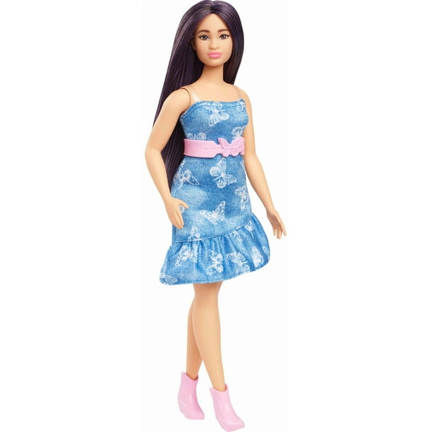 Muñeca de moda Barbie Fashionistas #231 con pelo morado Lider