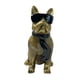 thumbnail image 2 of Estatua Perro Con Gafas Dorado, 2 of 3