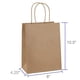 thumbnail image 2 of Bolsas De Regalo Kraft Brown Paper De 8 X 4 25 X 10 5 Cm 100 Unidades, 2 of 6