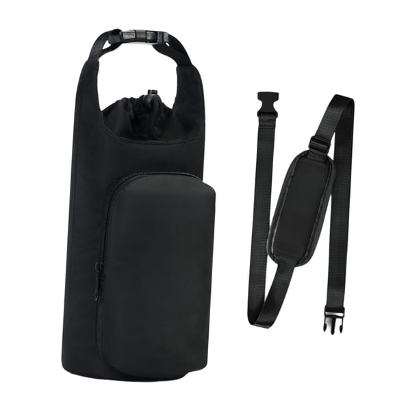 Bolsa de botellas de agua taza de bolsas de soporte de soporte al aire libre taza de taza de taza de taza para caminar en el deporte abierto Viajes Pi Negro