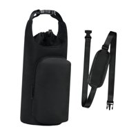 Magideal - Bolsa De Botellas De Agua Taza De Bolsas De Soporte De Soporte Al Aire Libre Taza De Taza De Taza De Taza Para Caminar En El Deporte Abierto Viajes Pi Negro
