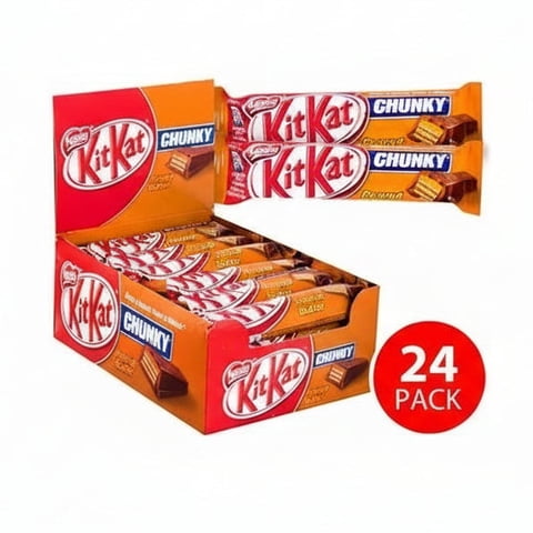 Chocolates Kit Kat Chunky Pb Nestle 24 X 42 G