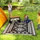 thumbnail image 2 of Alfombra de exterior Outsunny, impermeable, 240 cm x 300 cm, blanco y negro, 2 of 9