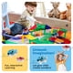 thumbnail image 4 of Set De Juguetes Building Block Picassotiles 80 Race Car Track, 4 of 7