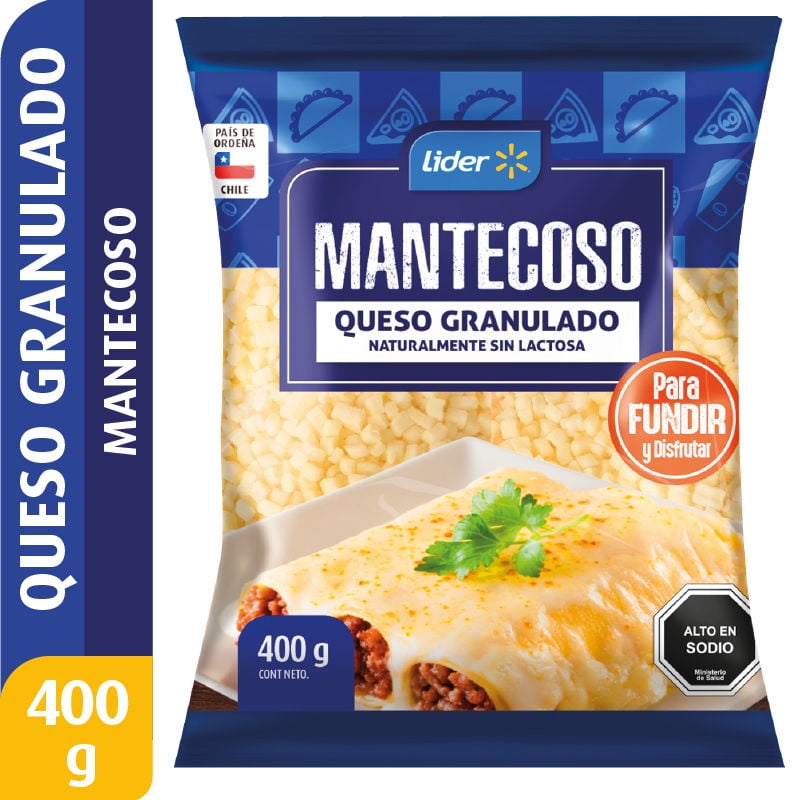 Queso Granulado Mantecoso 400 g Lider