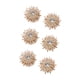 thumbnail image 2 of 6 Piezas Gemelo De Gemelo Con Tendencia Cubierta De Botones De Diamantes De Imitación Para Fiestas Estilo De Boda B, 2 of 5