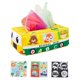 thumbnail image 1 of Caja De Pa?uelos Para Bebés Montessori, Juguete Para Motricidad Fina, Tejido Arrugado Para Bebés, Estilo C, 1 of 4