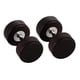 thumbnail image 4 of Madera Madera Mujeres Pendientes Stud Earrings Plugs Piercings Tornillo 8mm Negro, 4 of 4