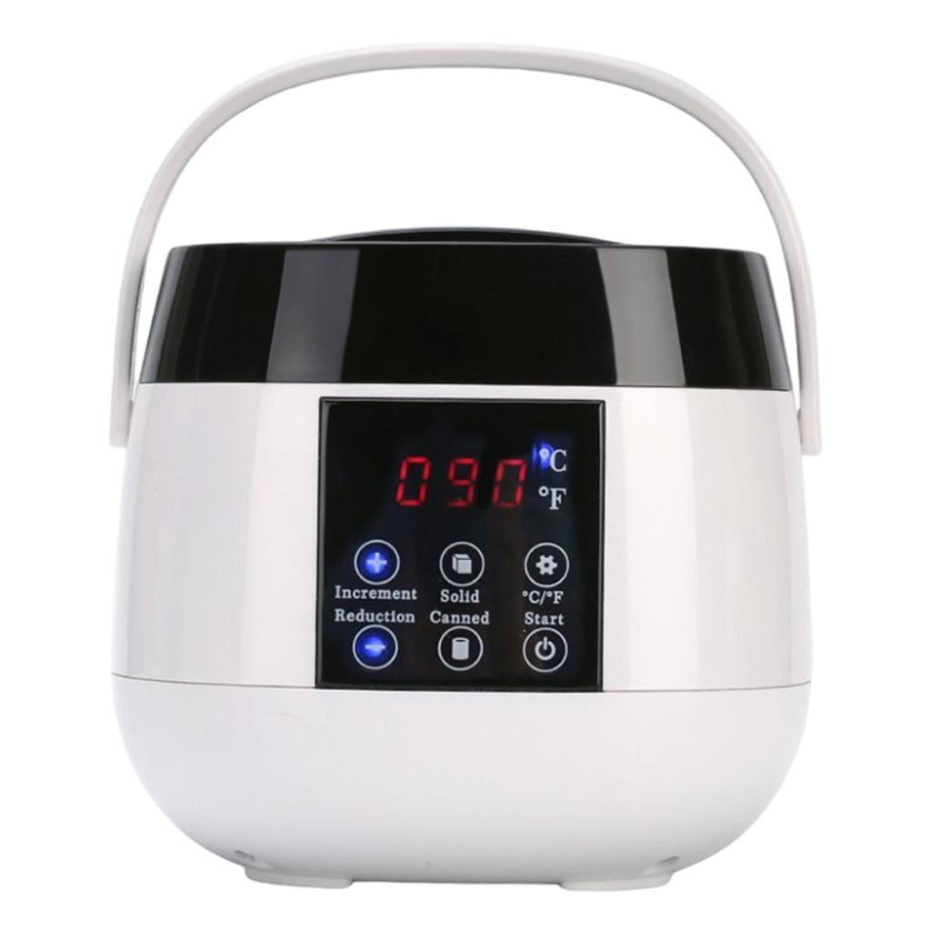 Bothyi - Pantalla Led De Depilación Eléctrica Con Cera Derretida De 500 Ml Para Hombres, Spa, Cuidado De La Piel, Blanco