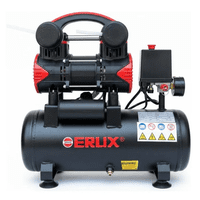 Erux - Compresor De Aire 24 Litros 2Hp 220V – 8 Bar – 4 Cfm Con Aceite