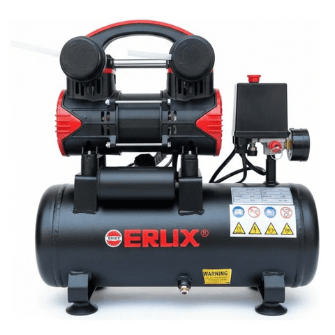 Erux - Compresor De Aire 24 Litros 2Hp 220V – 8 Bar – 4 Cfm Con Aceite