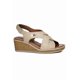 thumbnail image 1 of Sandalia Cuero Talia Beige, 1 of 5