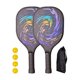 thumbnail image 1 of Paletas De Pickleball, 4 Bolas, Raquetas Ligeras De Pickleball Para Hombres, Mujeres, Niños, Estilo E, 1 of 3
