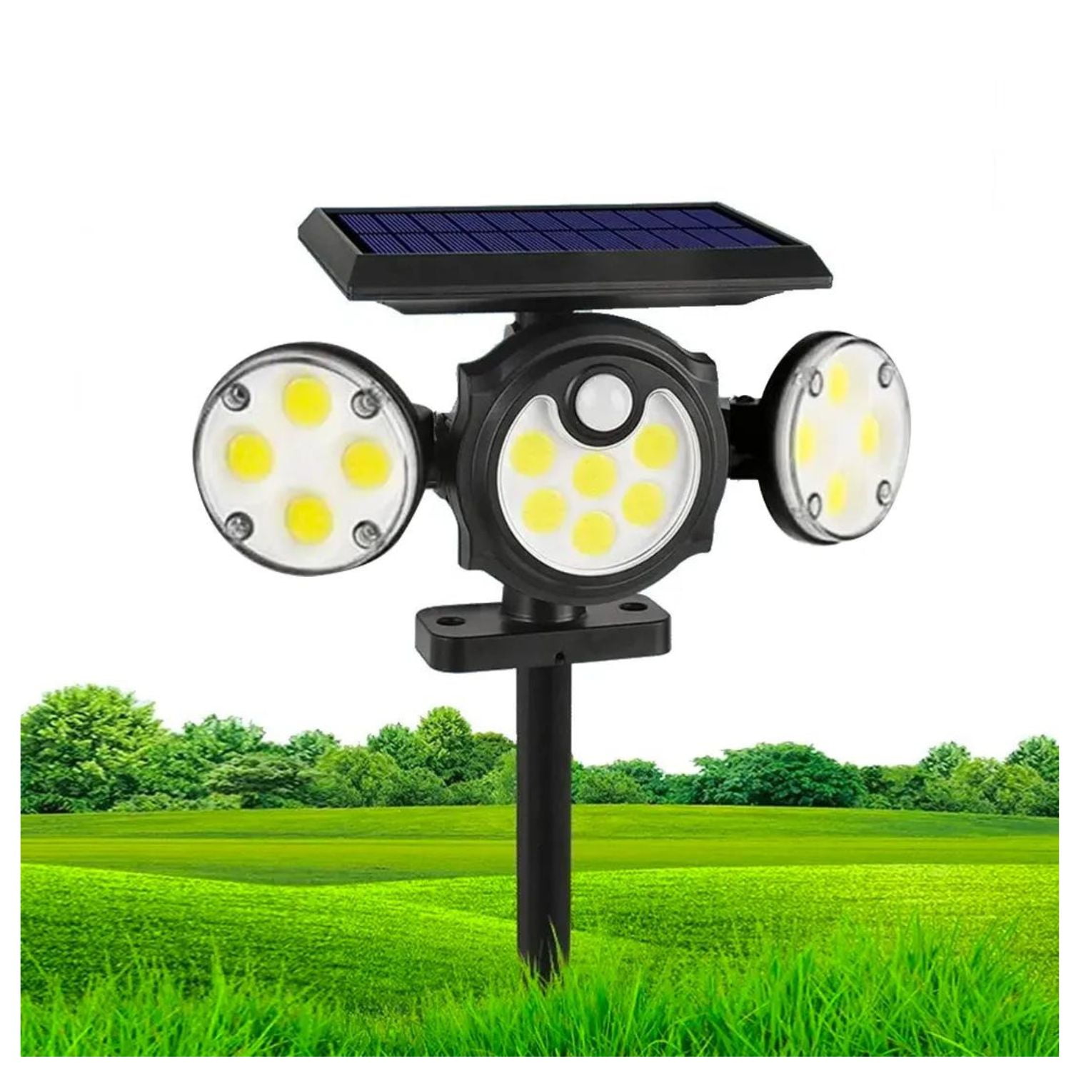 Genérico - Foco Solar Panel 78 Cob Estaca Mx47