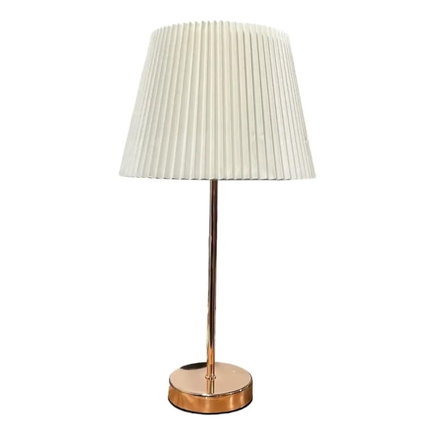 Lampara De Velador Lampara De Mesa Basica Minimalista blanco