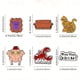 thumbnail image 3 of set pines broches serie Friends TV Show, 3 of 4
