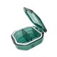 thumbnail image 1 of Organizador De Pastillas De Viaje Con Divisor, Peque?o Pastillero Para Bolso, Bolso, Bolsillo, Cuadrado Verde, 1 of 3