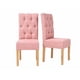 thumbnail image 1 of Pack 4 sillas de comedor, color palo rosa, estilo capitoné, 1 of 2