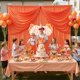thumbnail image 3 of Telón Outpain 15 m x 3 m Naranja 10 paneles de poliéster, 3 of 7