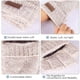 thumbnail image 3 of Guantes de lana con aislamiento térmico sin dedos para mensajes de texto para mujeres y hombres, mitones convertibles de punto cálidos de invierno con solapa, 3 of 6