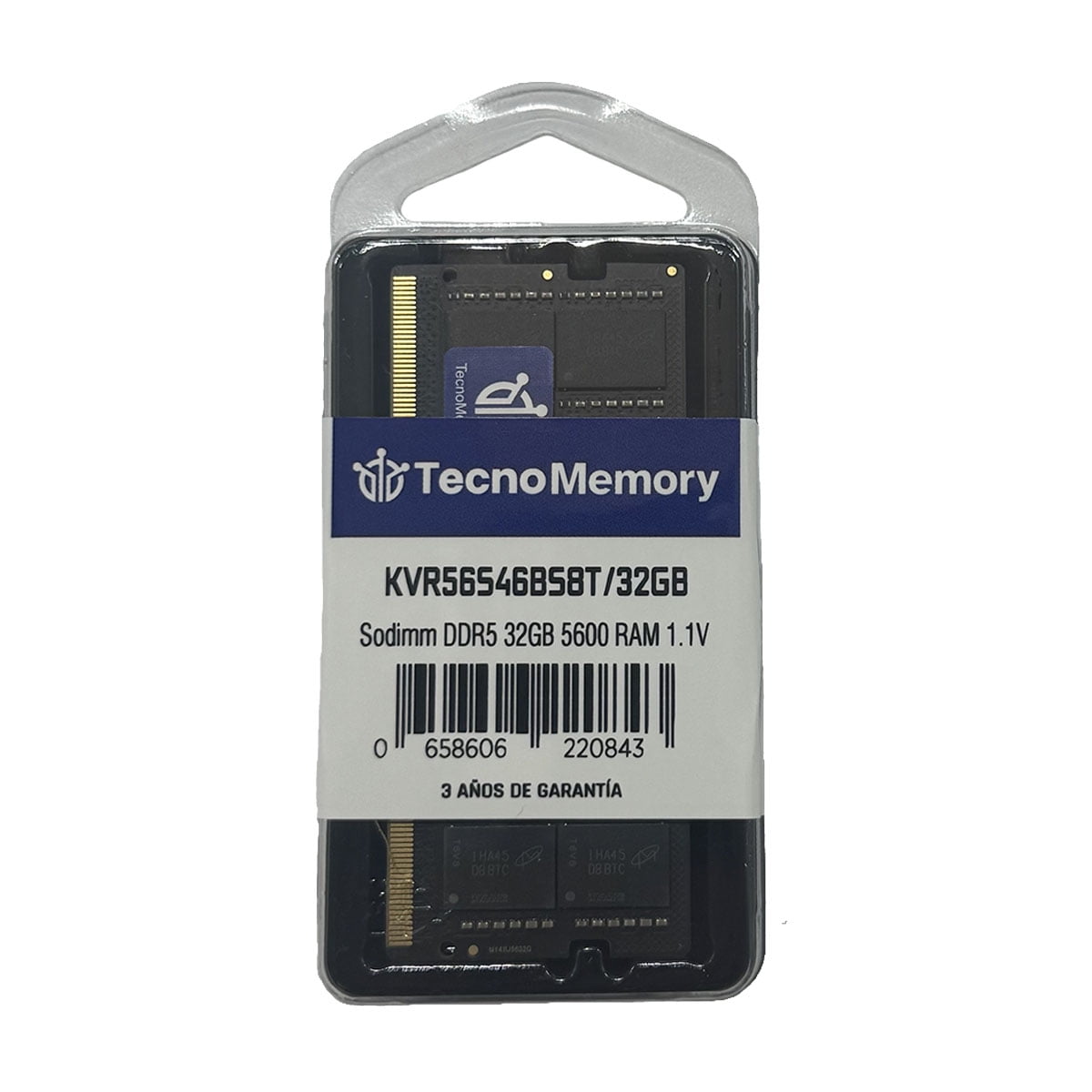 Memoria Ram Tecnomemory Sodimm 32gb Ddr5 5600mhz Kvr56s46bs8/32