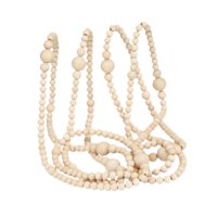 Bothyi - Guirnalda De Cuentas De Madera Para Navidad, Decoración Colgante Para Puerta, Regalos, Recuerdos De Fiesta