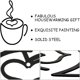 thumbnail image 3 of Ferraycle 3 piezas de arte mural de alambre metálico con tazas de café, 3 of 3