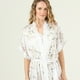 thumbnail image 1 of Bata de Mujer Mini Satin Blanco Flor, 1 of 4