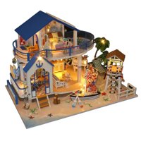 Genérico - Juguete Casa De Playa De Muñecas Rompecabezas 3D Infantil