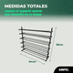 thumbnail image 3 of Zapatero Extensible 6 Niveles Simpel Altura Ajustable Negro, 3 of 10