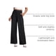 thumbnail image 4 of Pantalones CRZ YOGA Livianos de Pierna Ancha Negro 76 cm, 4 of 6