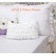 thumbnail image 3 of Euro Sham QSH 2 piezas 66 cm blanco con volante, 3 of 7