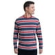 thumbnail image 1 of Polera Jersey Listada Cuello Redondo Azul, 1 of 4