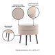 thumbnail image 4 of Ottoman Manhattan Comfort Bailey de estilo mid-century color avena, 4 of 7