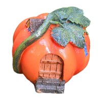Magideal - Calabaza Cottage Modelo Creativo Accesorios De Decoración De Jardín Accesorios De Bricolaje Estatua De Casa De Hadas En Miniatura Para Micro Calabaza Pequeña