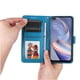 thumbnail image 5 of Funda tipo cartera FOXDOCK para OPPO A53 5G , diseño girasol en relieve, cuero PU, cierre magnético, soporte y tarjetero, 5 of 5